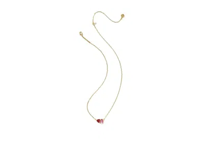Kendra Scott Tatum Short Pendant In Red