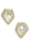 Kendra Scott Tessa Framed Stud Earrings In Gold