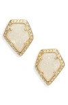 KENDRA SCOTT TESSA FRAMED STUD EARRINGS