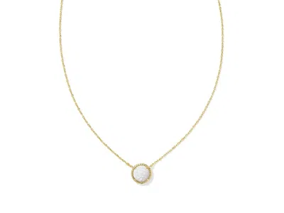 Kendra Scott Volleyball Short Pendant In Gold