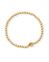Kendra Scott Woman's Beaded Stretch Bracelet In Gold & Marbled Amber Illusion In Multi