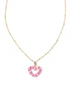 Kendra Scott Women's Aston Heart Pendant Necklace In Gold In Gold