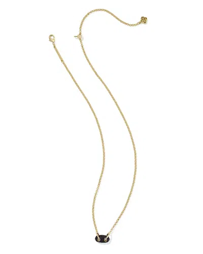 Kendra Scott Women's Bailey Pave Necklace In Black Crystal