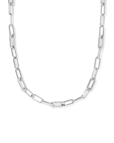 Kendra Scott Women's Bella Chain Necklace In Silver In Metallic