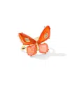 Kendra Scott Women's Bianca Butterfly Cocktail Ring In Orange In Orange