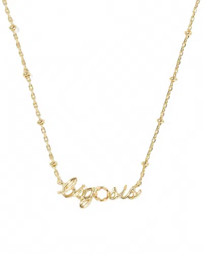 Kendra Scott Women's Big Sis Short Pendant Necklace In Gold