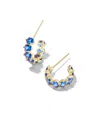 Kendra Scott Cailin Cubic Zirconia Huggie Hoop Earrings In Multi