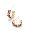 Kendra Scott Small Cubic Zirconia Huggie Hoop Earrings, 0.53" In Multi