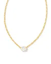 Kendra Scott Cailin Cubic Zirconia Station Necklace In Multi