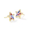Kendra Scott Cassidy Star Stud Earrings In Gold
