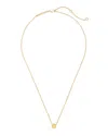 Kendra Scott Davie Pendant Necklace In Gold
