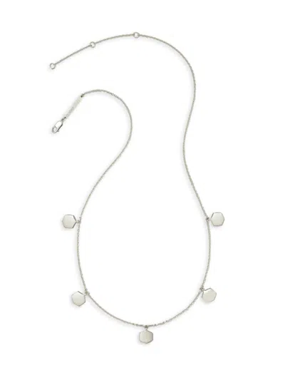 Kendra Scott Women's Davis Charm Chocker Necklace In Silver