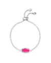 Kendra Scott Women's Elaina Bracelet In Silver In Azalea Illusion In Multi