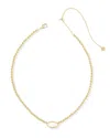 Kendra Scott Women's Elisa Beaded Necklace In Gold Ivory Mother Of Pearl In Gold