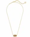 Kendra Scott 14k Gold Plated Elisa Pendant Necklace In Gold