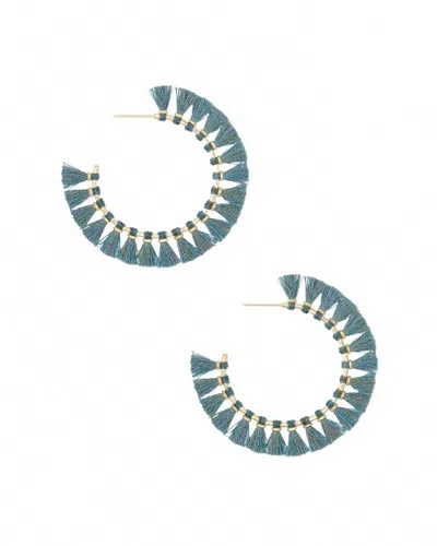 Kendra Scott Women's Evie Hoop Earrings In Turquoise In Blue