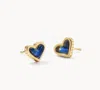 Kendra Scott Women's Framed Ari Heart Stud Earrings In Mood Stone In Multi