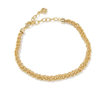 Kendra Scott Women's Gabriella Braided Chain Bracelet In Gold