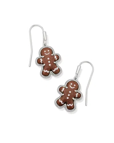 Kendra Scott Women's Gingerbread Drop Earrings In Silver