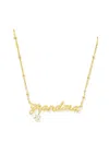 Kendra Scott 14k Gold-plated Crystal Mama 19" Adjustable Pendant Necklace
