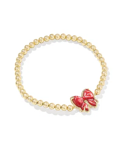 Kendra Scott Haley Bow Stretch In Gold