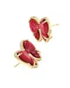 Kendra Scott Haley Bow Stud Earrings In Gold