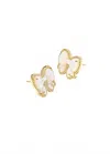 Kendra Scott Haley Bow Stud Earrings In Gold