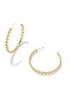 Kendra Scott Women's Jada Hoop Earrings In Gold Crystal In Gold