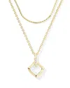 Kendra Scott Women's Joelle Multi Strand Necklace In Gold Ivory Mother Of Pearl In Gold