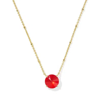 Kendra Scott Women's Jolie Short Pendant In Red