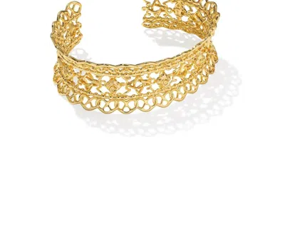 Kendra Scott Women's Krista Lace Cuff Bracelet In Gold