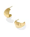 Kendra Scott 14k Gold-plated Chunky J-hoop Earrings In Gold