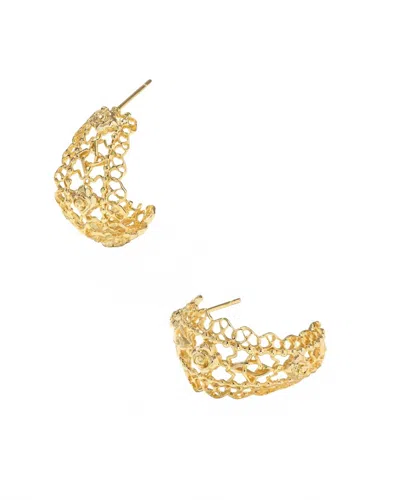 Kendra Scott Women's Lace Huggie Earrings In Gold