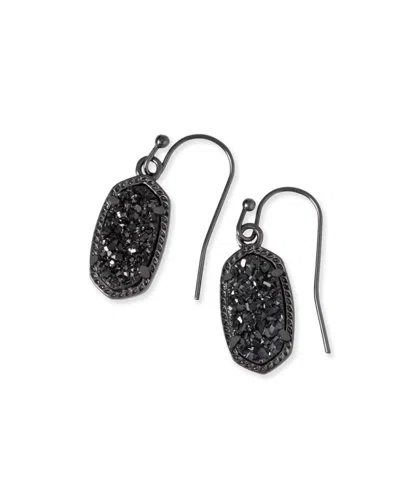 Kendra Scott Women's Lee Drop Earrings In Grey Black Drusy