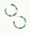 Kendra Scott Women's Lila Hoop Earring In Sea Green Mix In Multi