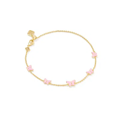 Kendra Scott Women's Lillia Butterfly Enamel Delicate Bracelet In Gold