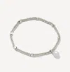 Kendra Scott Women's Lindsay Stretch Bracelet In Silver In Metallic