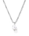 Kendra Scott Women's Melody Small Long Pendant Necklace In Silver