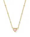 Kendra Scott Ari Heart Pendant Necklace In Multi