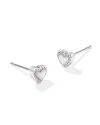 Kendra Scott Stone Heart Stud Earrings In Multi