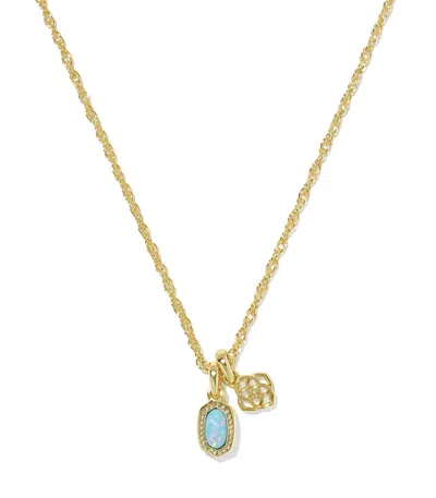 Kendra Scott 14k Gold-plated Mini Elisa Dira Short Pendant Necklace