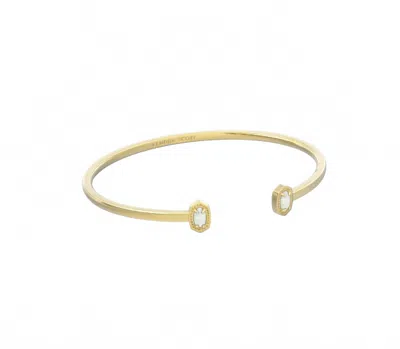 Kendra Scott Women's Mini Elton Cuff Bracelet In Gold White Opal