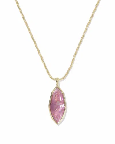 Kendra Scott Women's Ophelia Large Long Pendant Necklace In Gold In Multi
