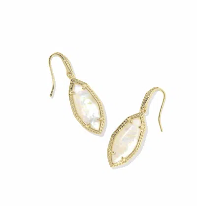 Kendra Scott Women's Ophelia Small Drop Earrings In Gold Light Mauve In Silver