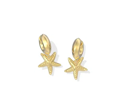 Kendra Scott Women's Parker Starfish Huggie Earrings In Gold In Multi