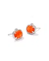 Kendra Scott Gemstone Pumpkin Stud Earrings