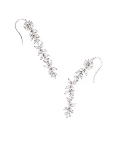 Kendra Scott Women's Rosalie Linear Crystal Earrings In White Silver