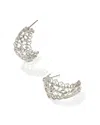 Kendra Scott Krista Lace Huggie Hoop Earrings In Multi