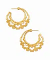Kendra Scott Women's Shiva Hoop Earrings In Vintage Gold In Gold