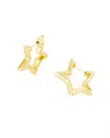 Kendra Scott Star Huggie Hoop Earrings In Gold